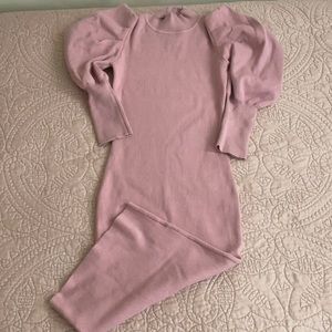 FashionNova Pink midi dress